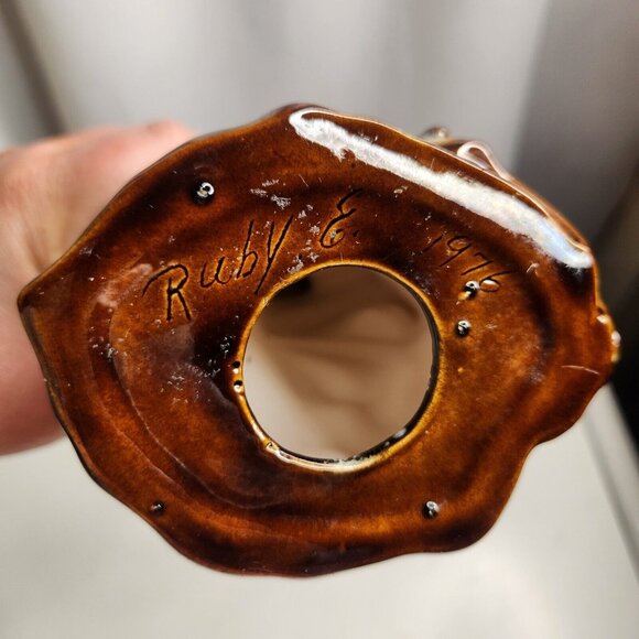 Hand Crafted Ceramic Glazed Rooster Vintage Mid Century Modern Figurine 12" Tall - Picture 9 of 9